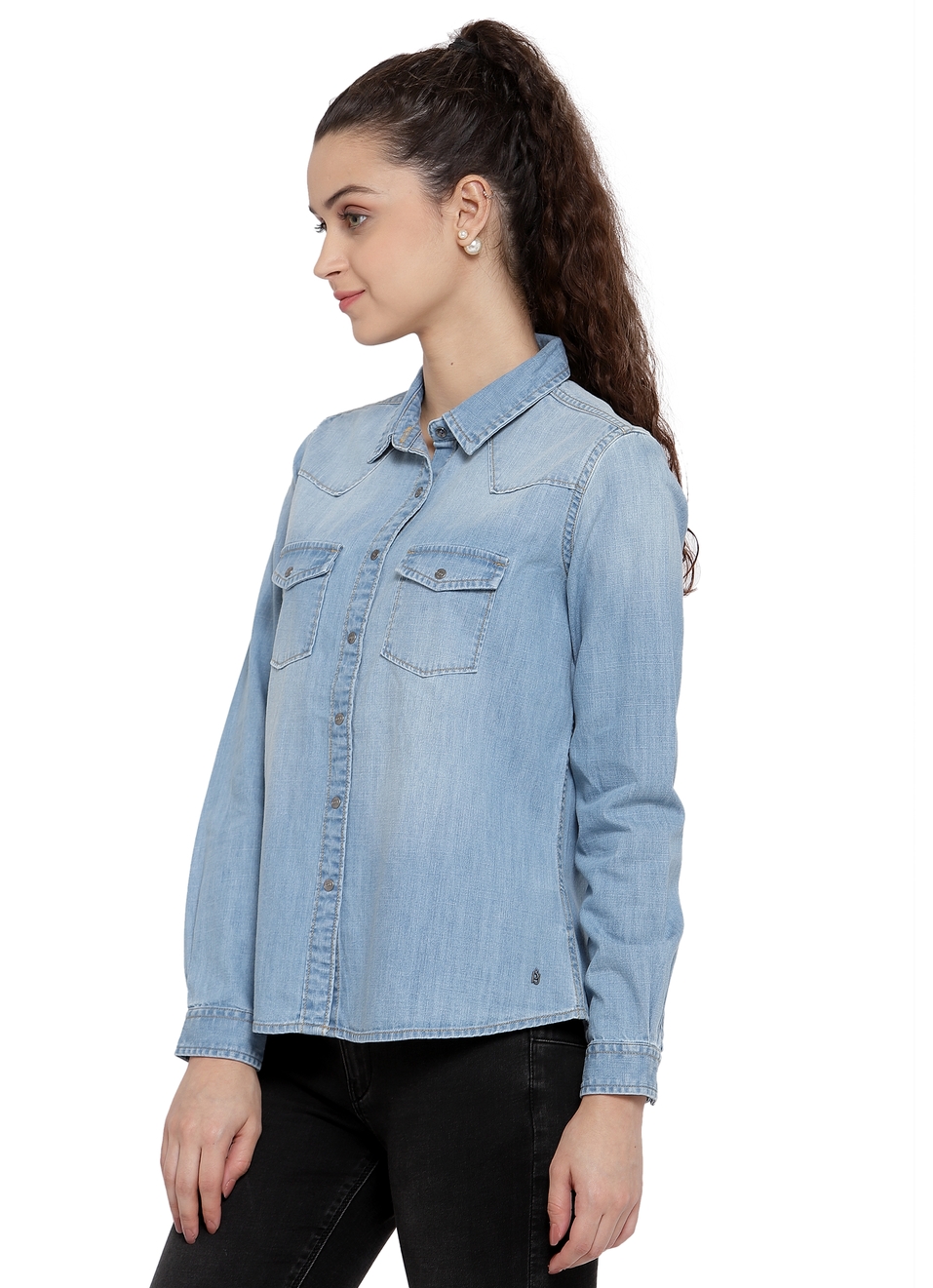 Sansa Denim Shirt , , large image number 2