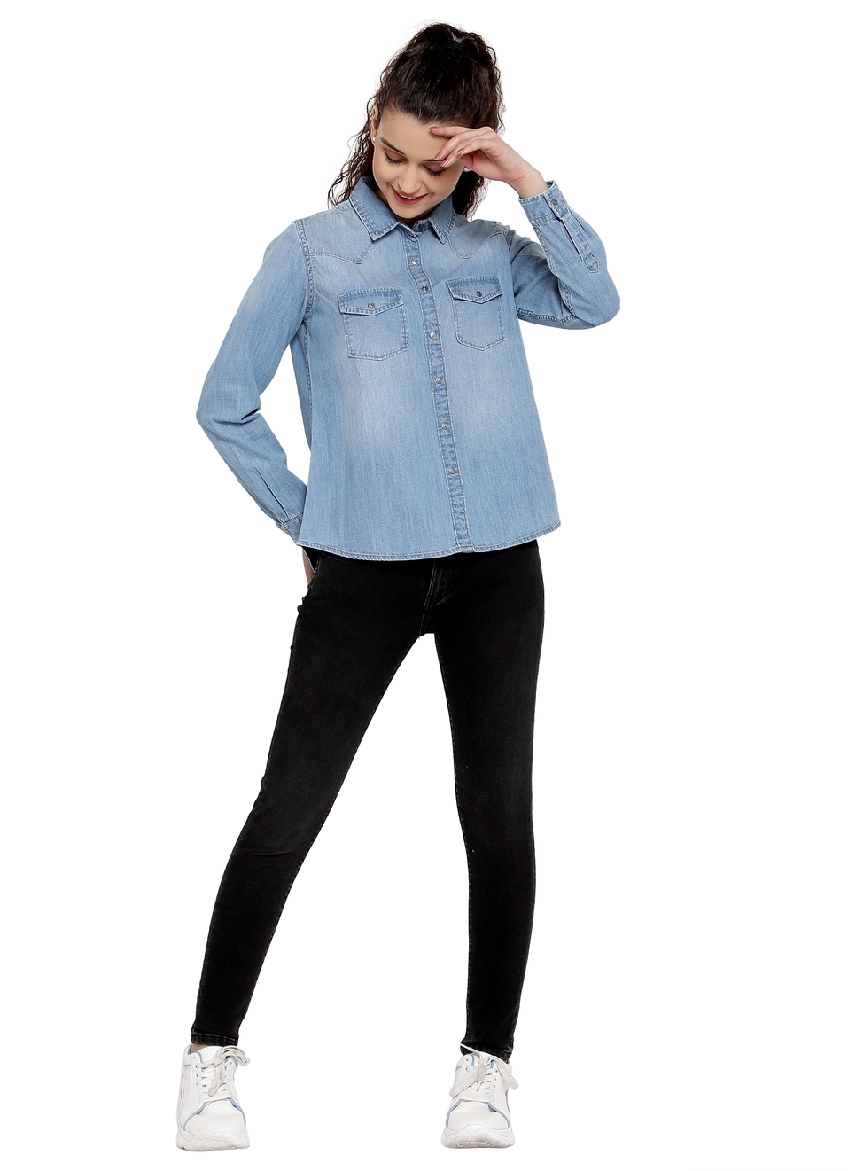 Sansa Denim Shirt , , large image number 3