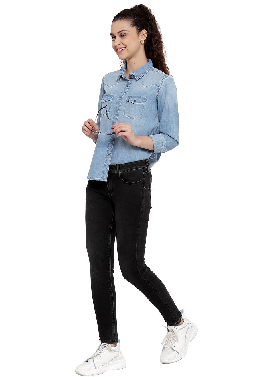 Sansa Denim Shirt , , large image number 5
