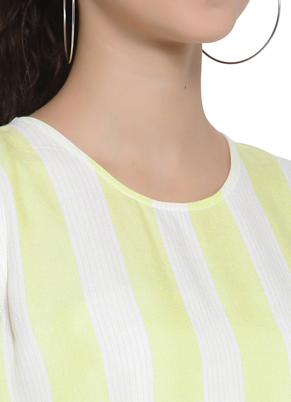 Bolton Peplum Striped Blouse, , large image number 4