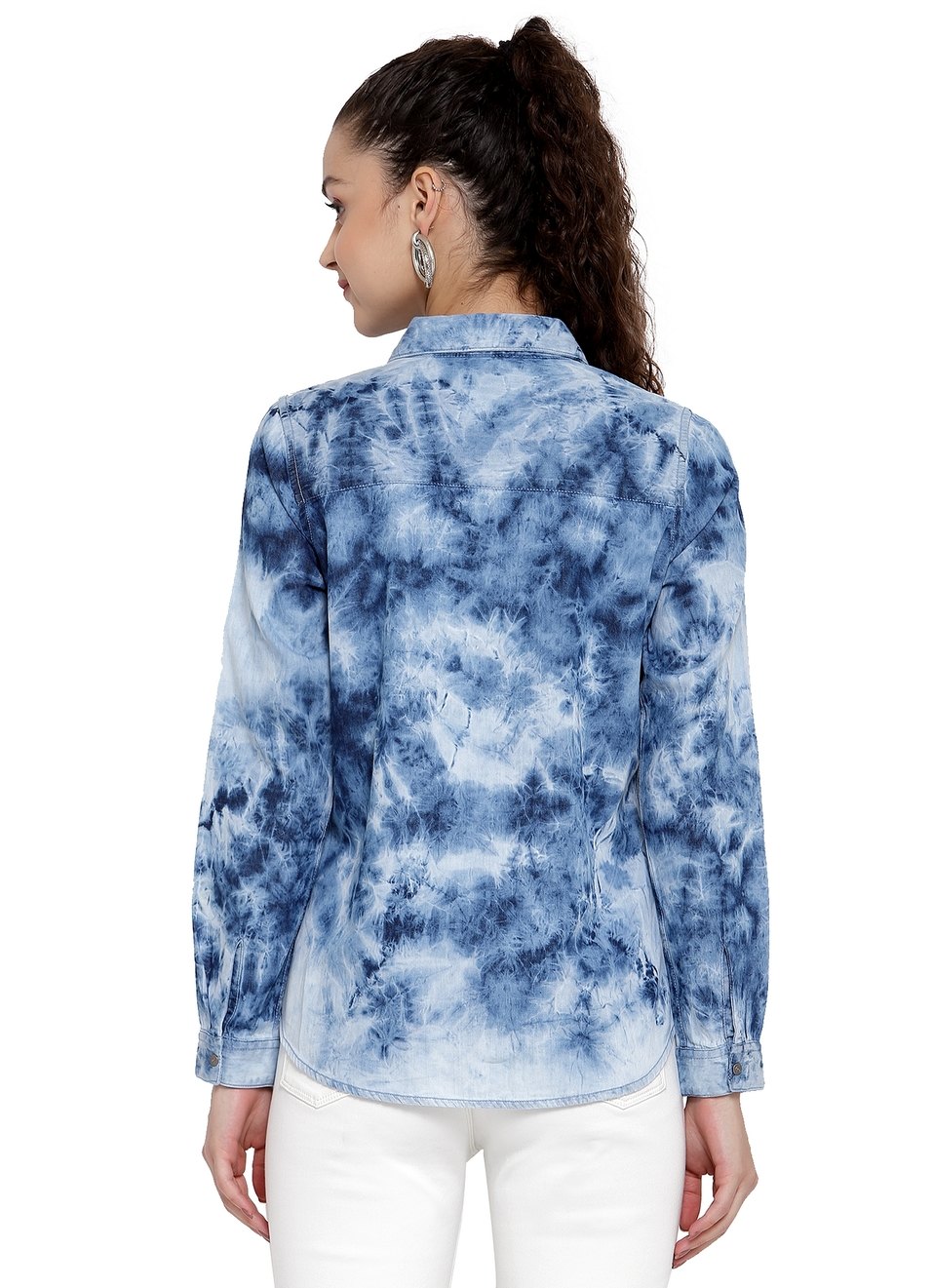 Danny Tie-Dye Denim Shirt, , large image number 1