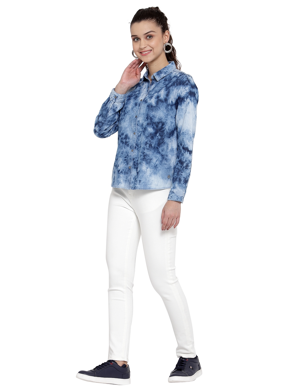 Danny Tie-Dye Denim Shirt, , large image number 3