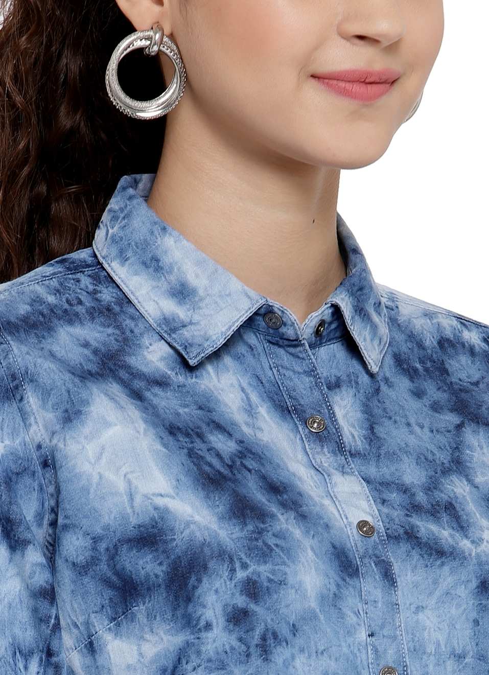 Danny Tie-Dye Denim Shirt, , large image number 4