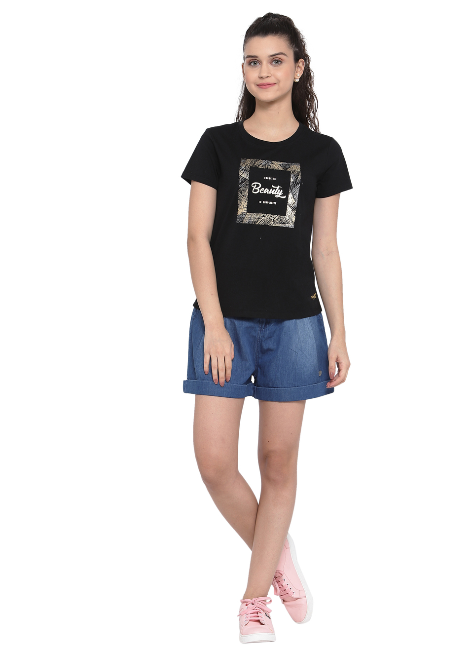 Cora Slogan Graphic T Shirt, , large image number 3