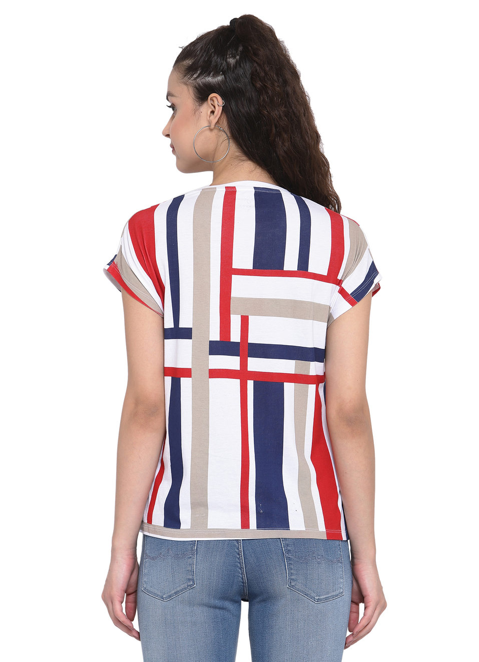 Eddyth Striper T Shirt , , large image number 1