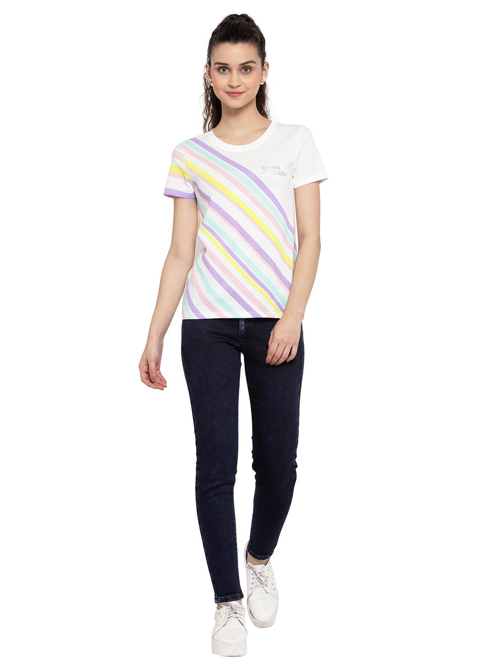 Elora Striper T Shirt, , large image number 3