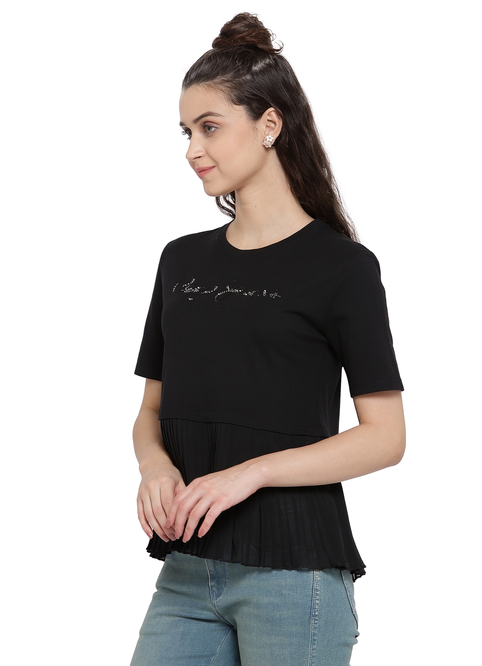 Georgia Peplum T Shirt, , large image number 2