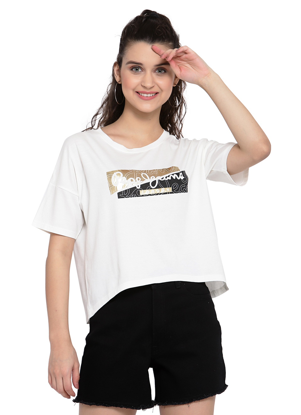 Athena Graphic T Shirt With Foil, , large image number 0