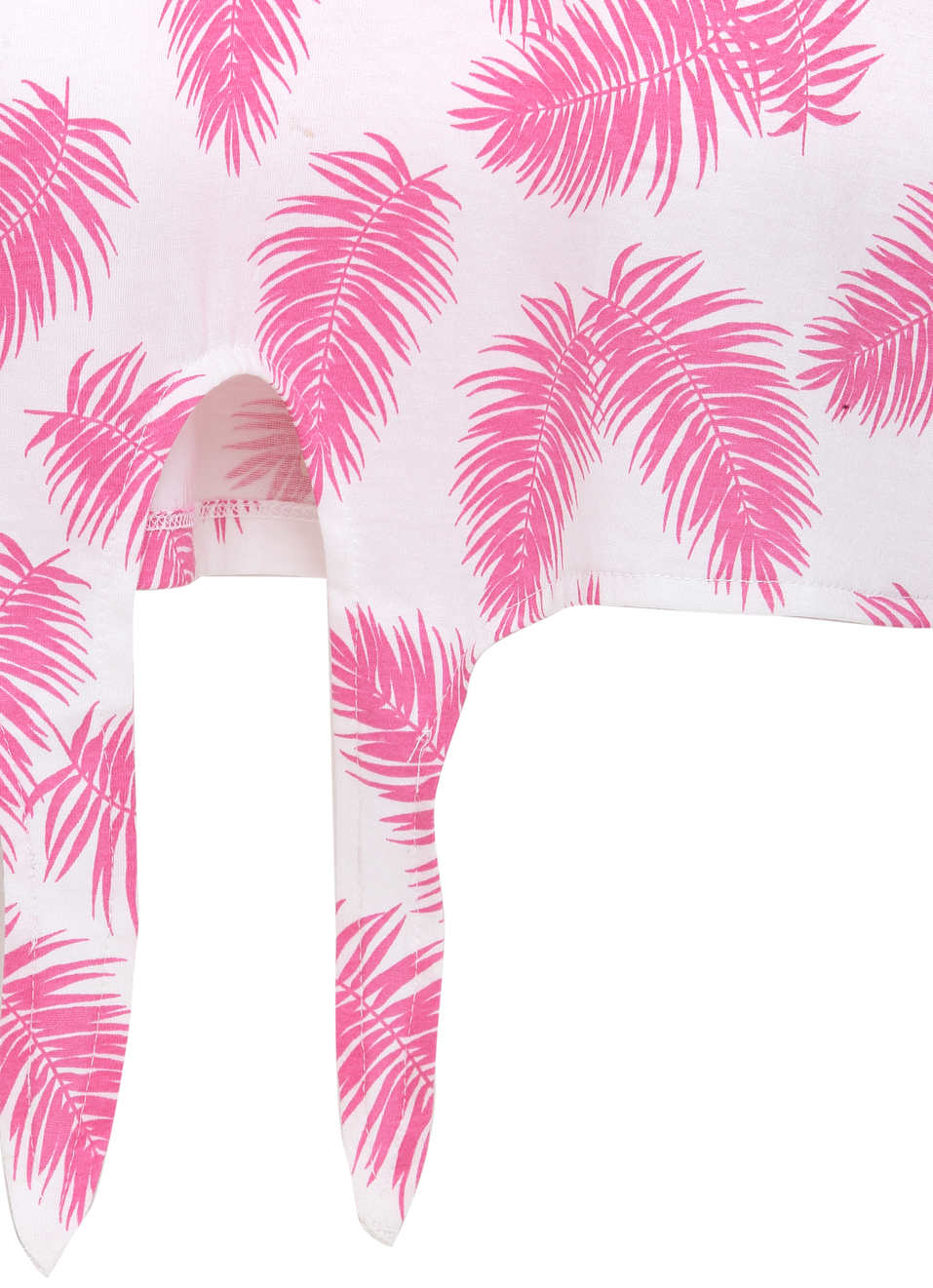 Kendal Printed Tie Up T-Shirt, , large image number 3