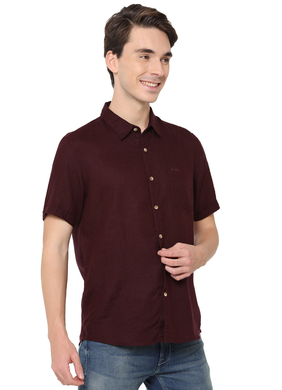 Spedo Ss 100% Linen Shirt, , large image number 6