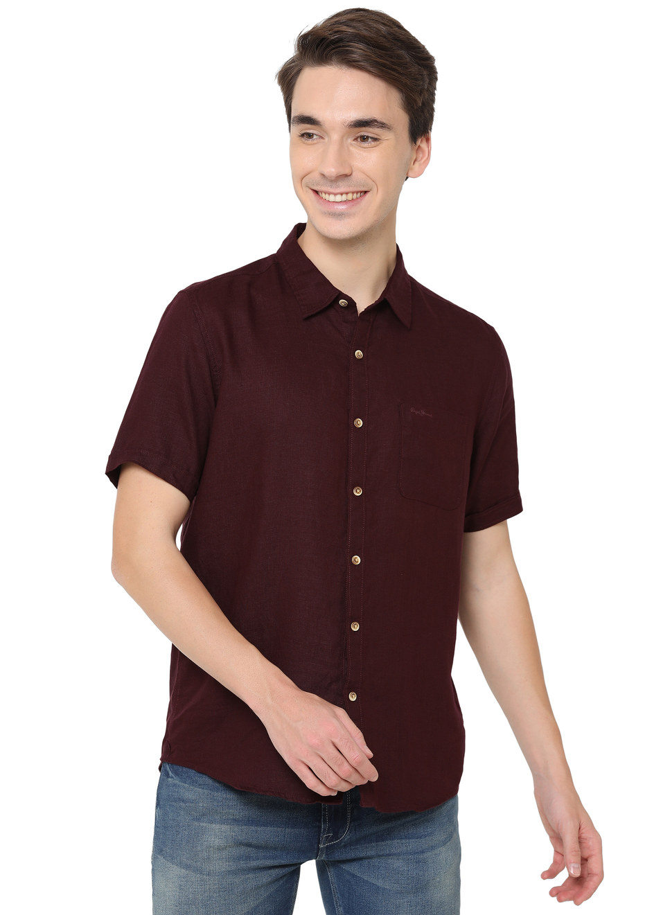 Spedo Ss 100% Linen Shirt, , large image number 0