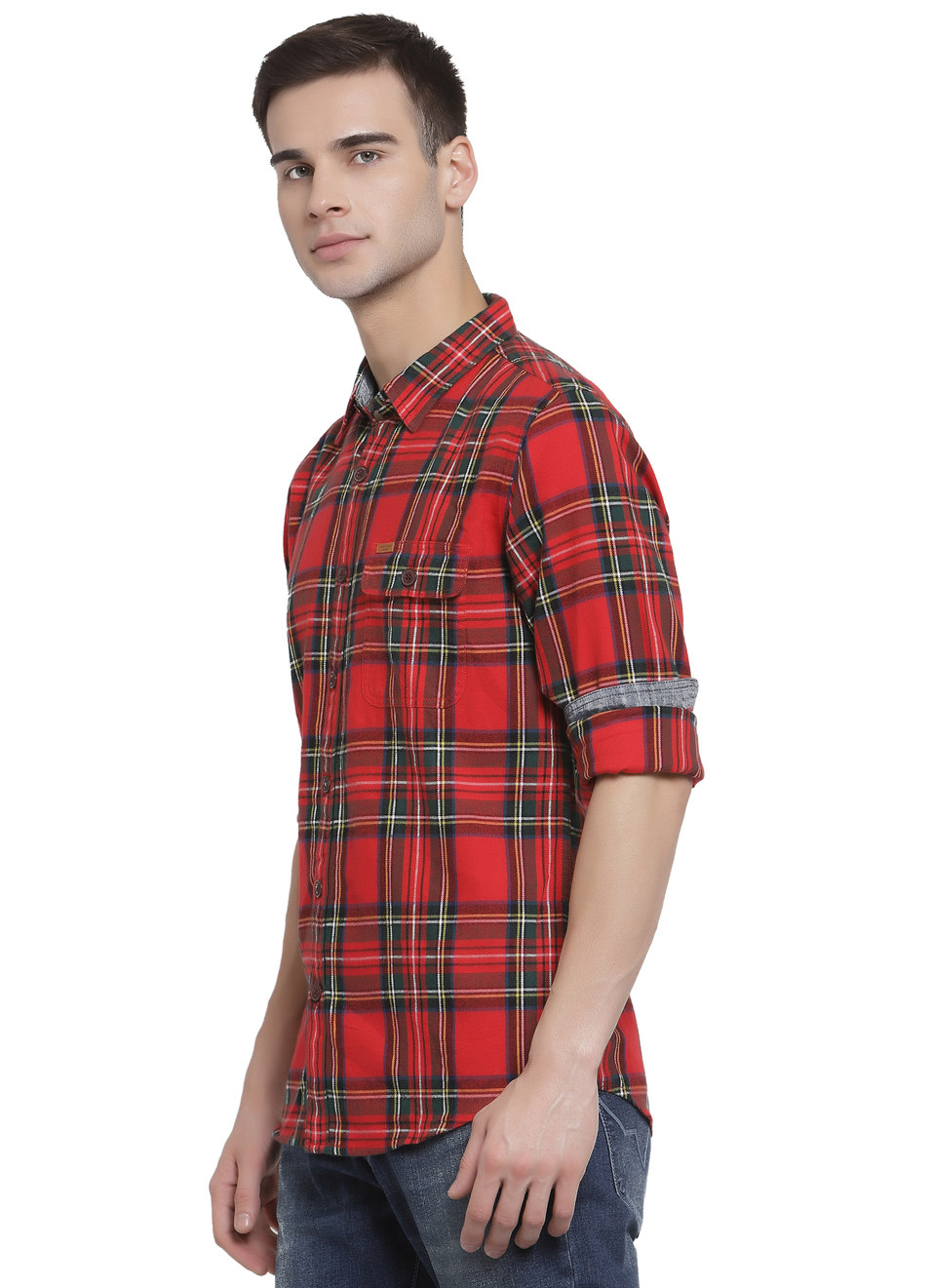 Teddy Shiruku Bright Check Shirt, , large image number 2