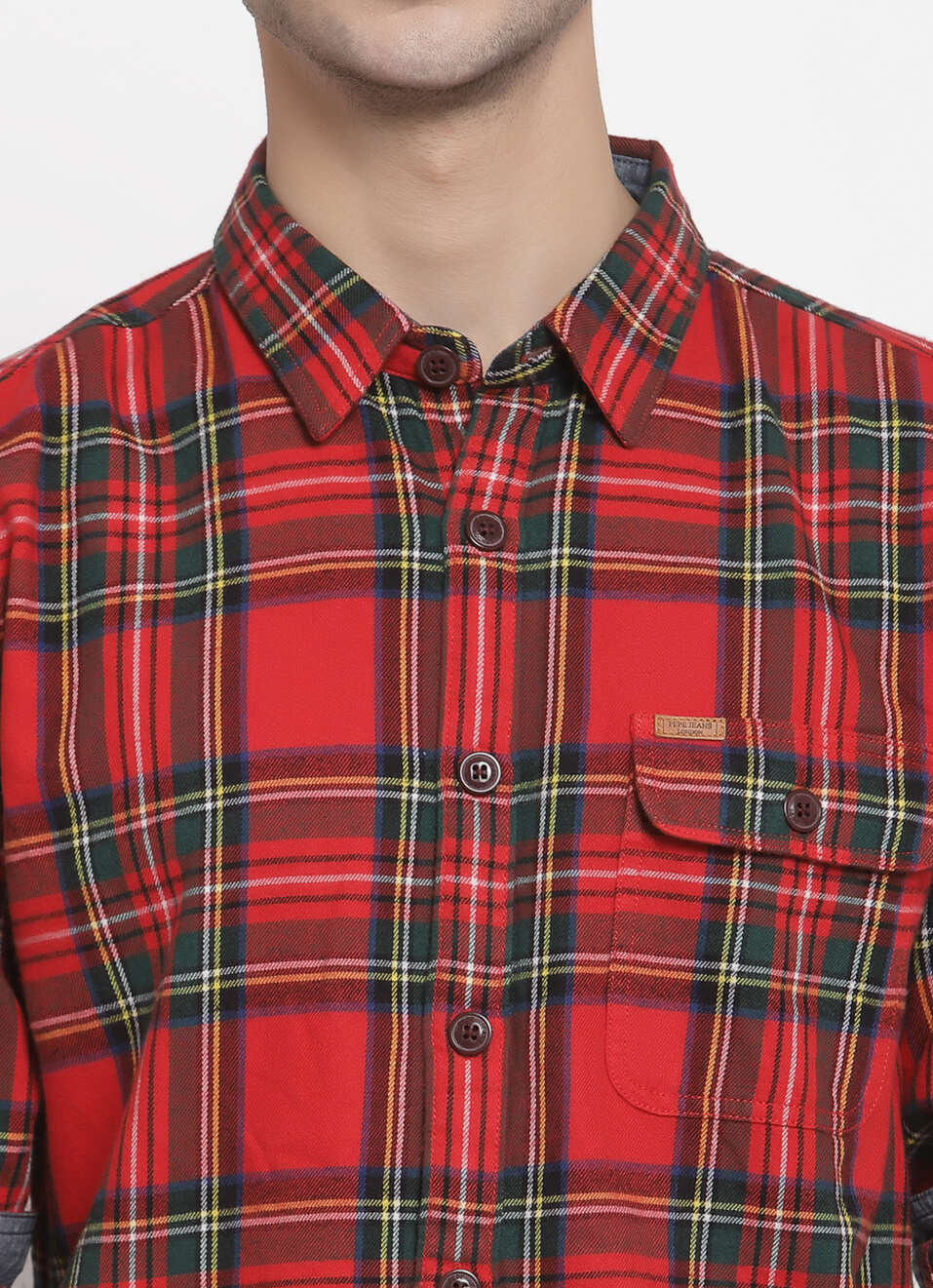 Teddy Shiruku Bright Check Shirt, , large image number 4
