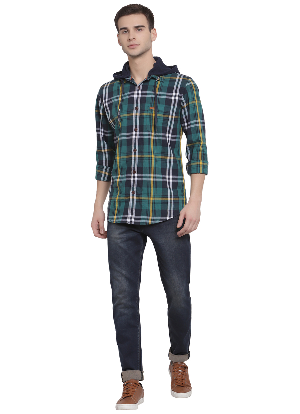 Tony Hoodie Check Shirt, , large image number 5