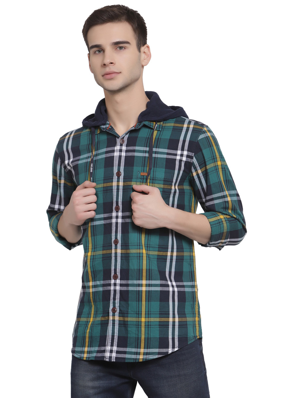 Tony Hoodie Check Shirt, , large image number 7