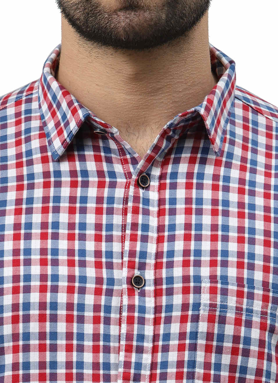 Zeeko Ss Mini Check Shirt, , large image number 4