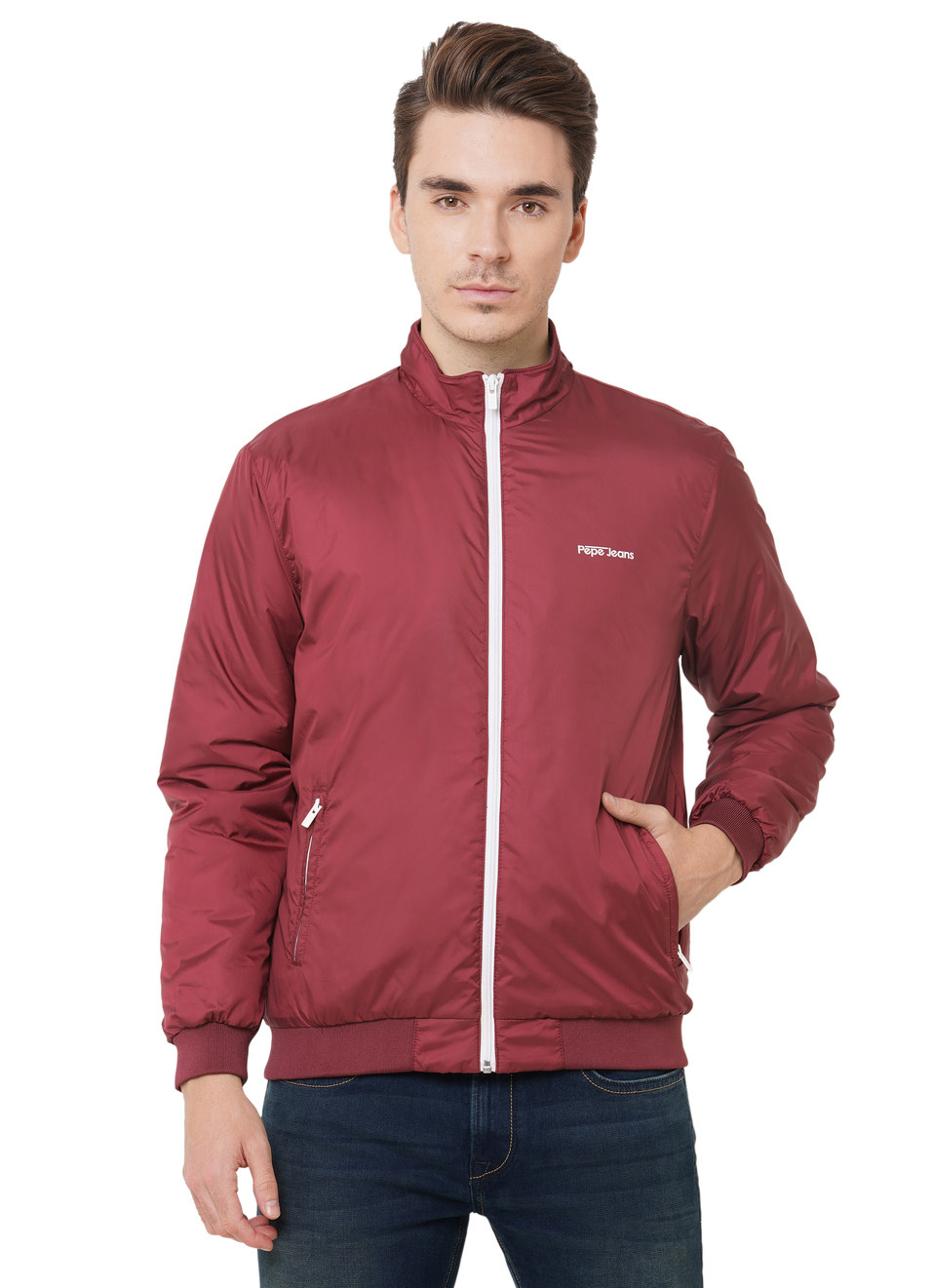 Acer Ls Solid Lt Wt Jacket | Pepe Jeans London
