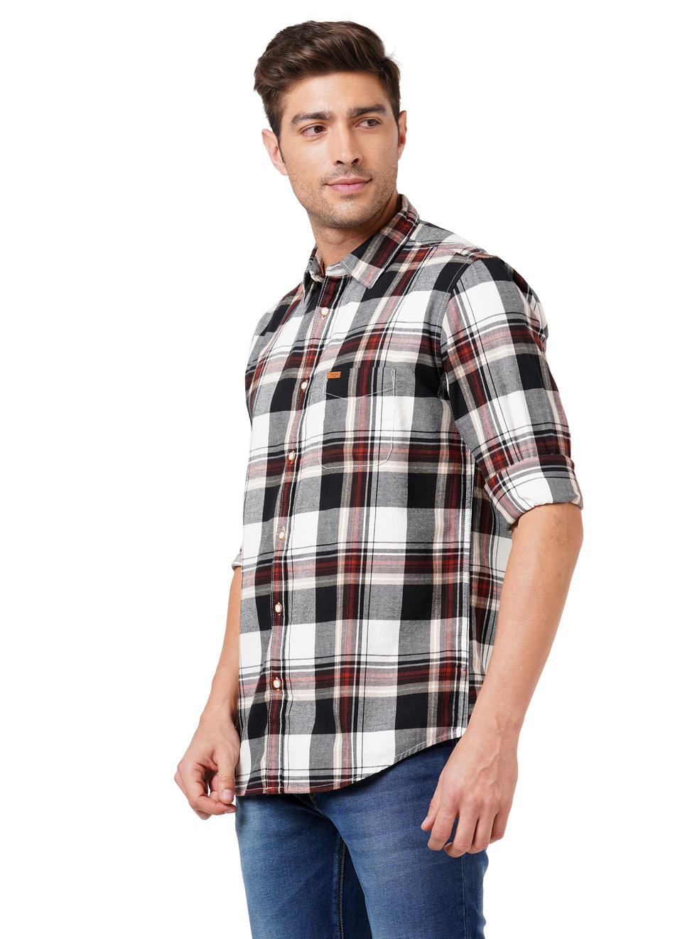 Max Shiruku Twill Check Shirt, , large image number 2