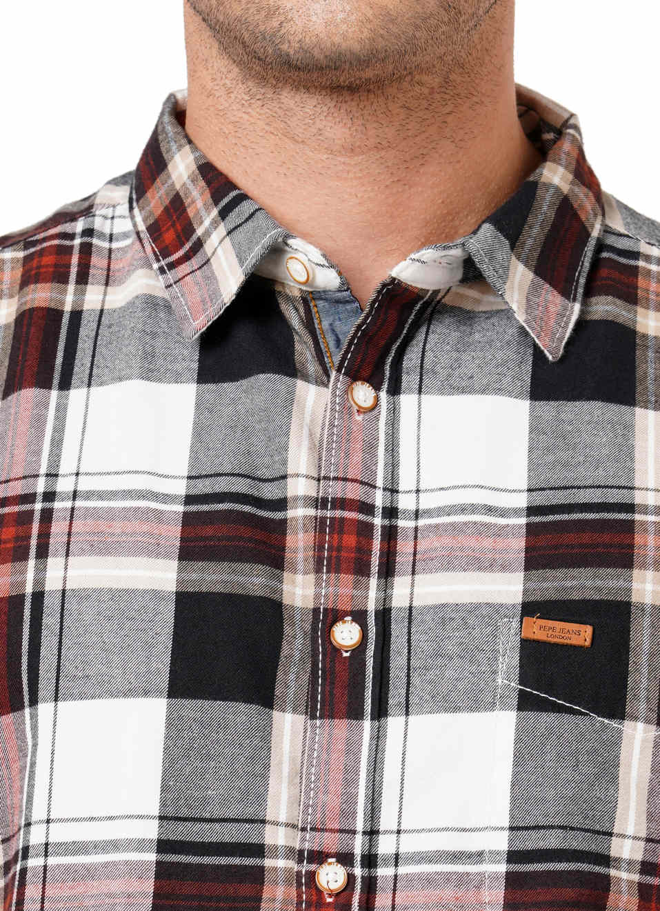 Max Shiruku Twill Check Shirt, , large image number 4