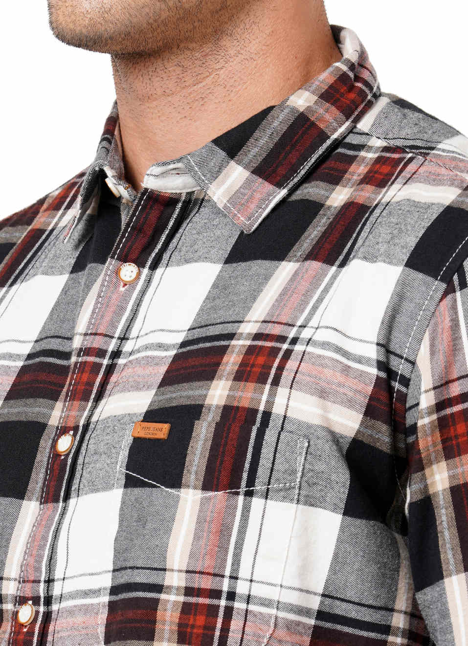 Max Shiruku Twill Check Shirt, , large image number 5