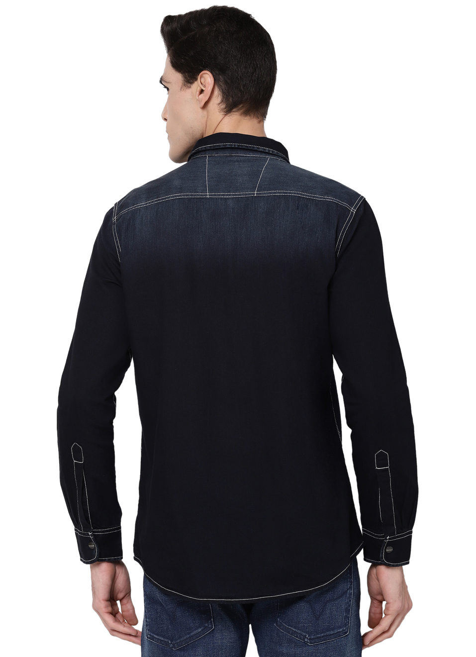 Miles Heritage Denim Shirt, , large image number 1