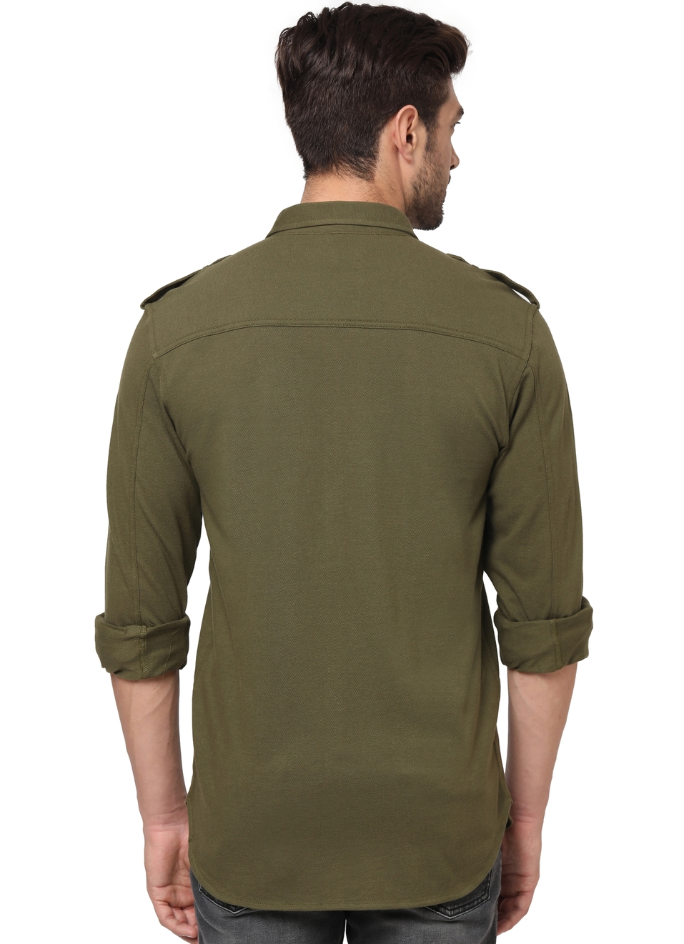 Pablo Solid Knit Double Pocket Shirt, , large image number 1