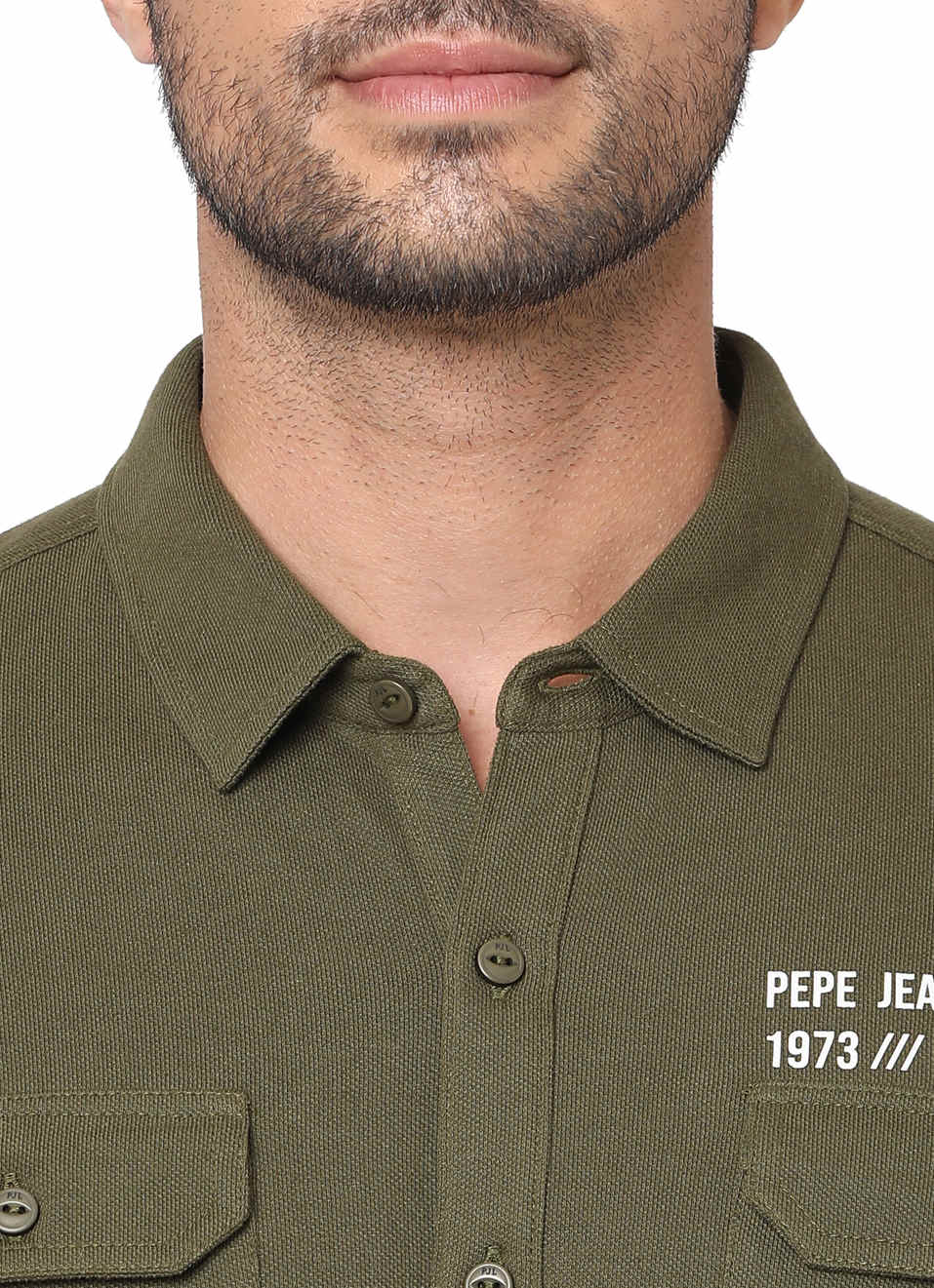 Pablo Solid Knit Double Pocket Shirt, , large image number 4