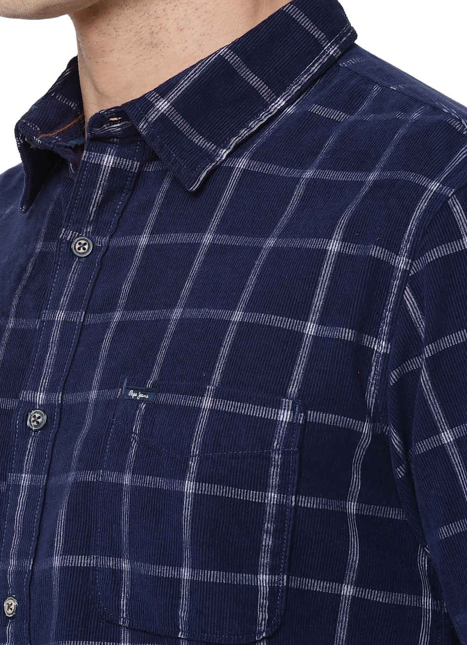Patrick Corduroy Check Shirt, , large image number 5