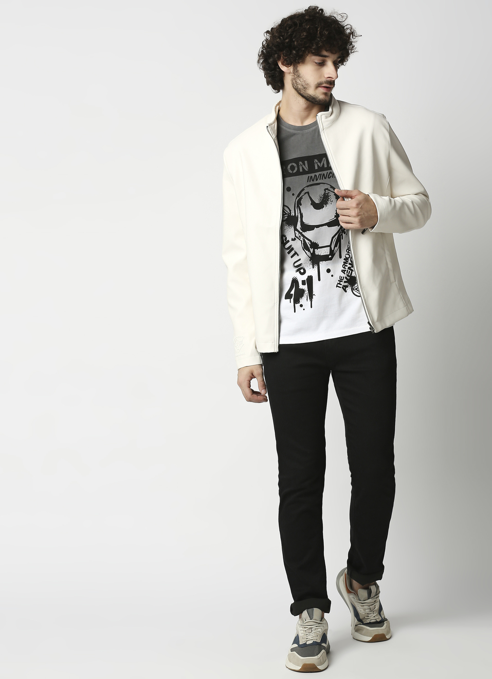 Lucky Ls Pu Biker Jacket, , large image number 3