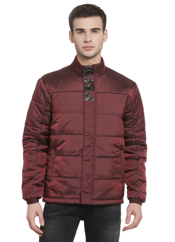 Smasher Ls Solid Shiny Wadded Jacket 