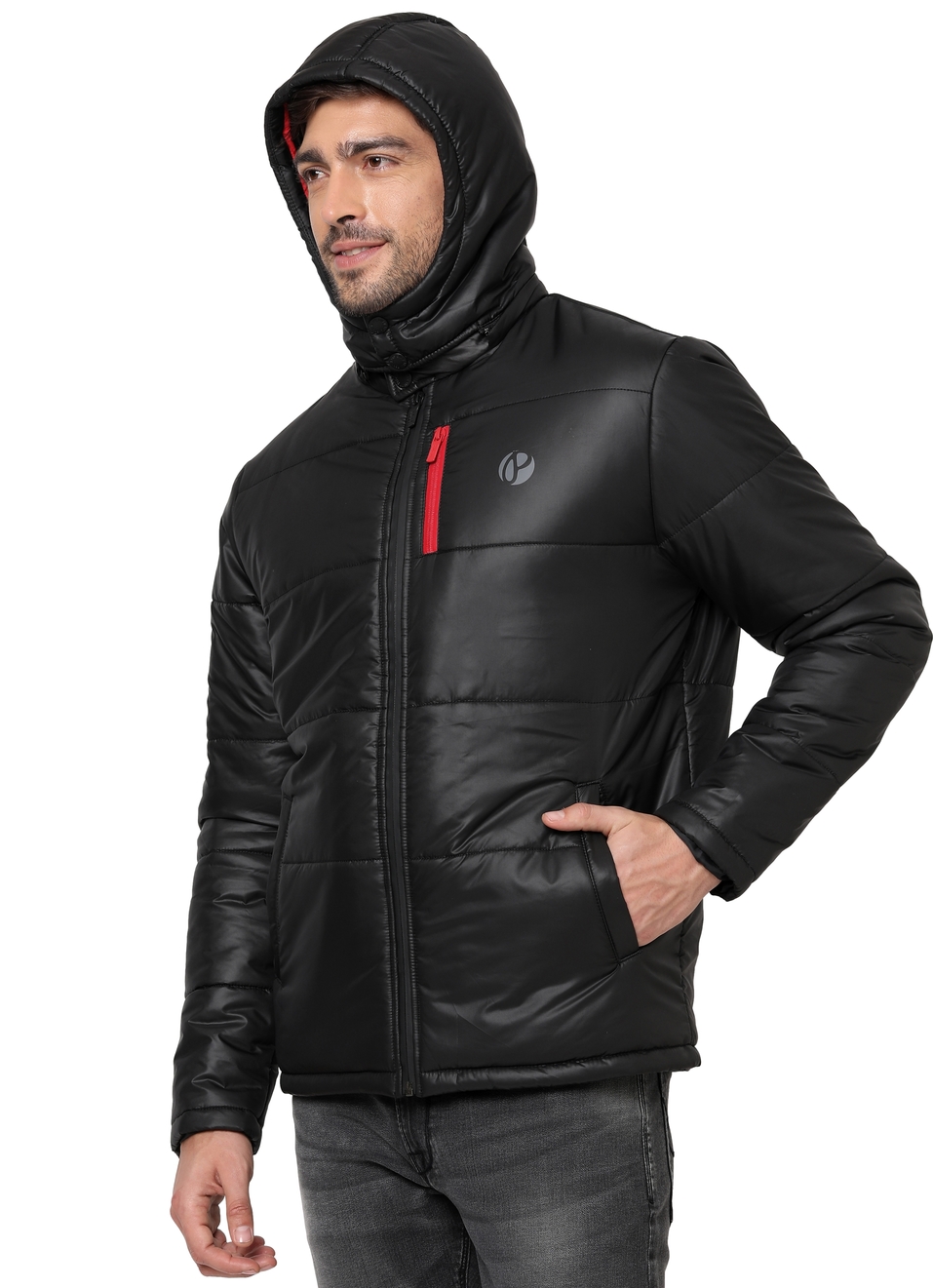 Thunder Ls Solid Wadded Jacket, , large image number 2