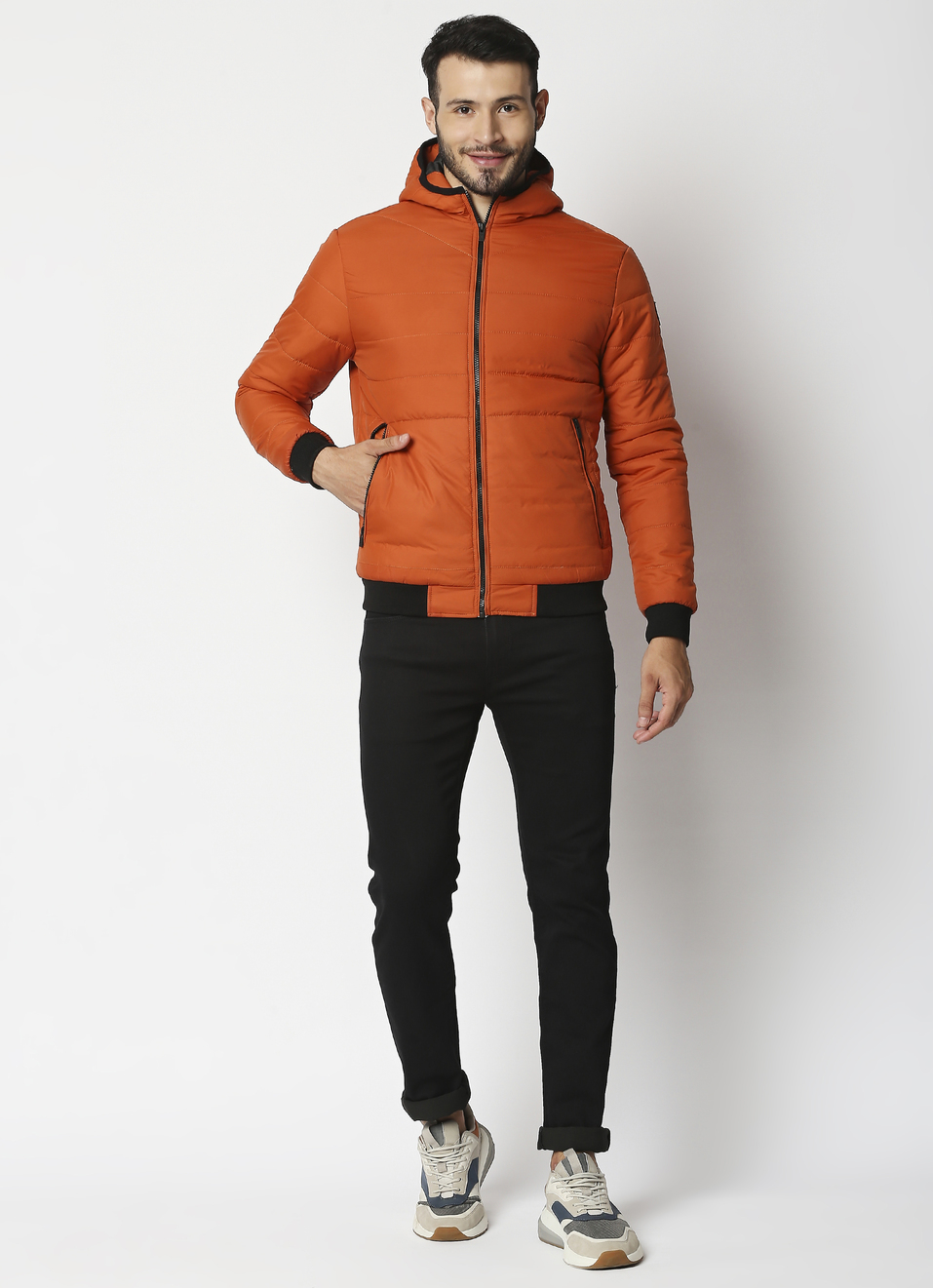 Graham Ls Solid Hoodie Jacket, , large image number 3