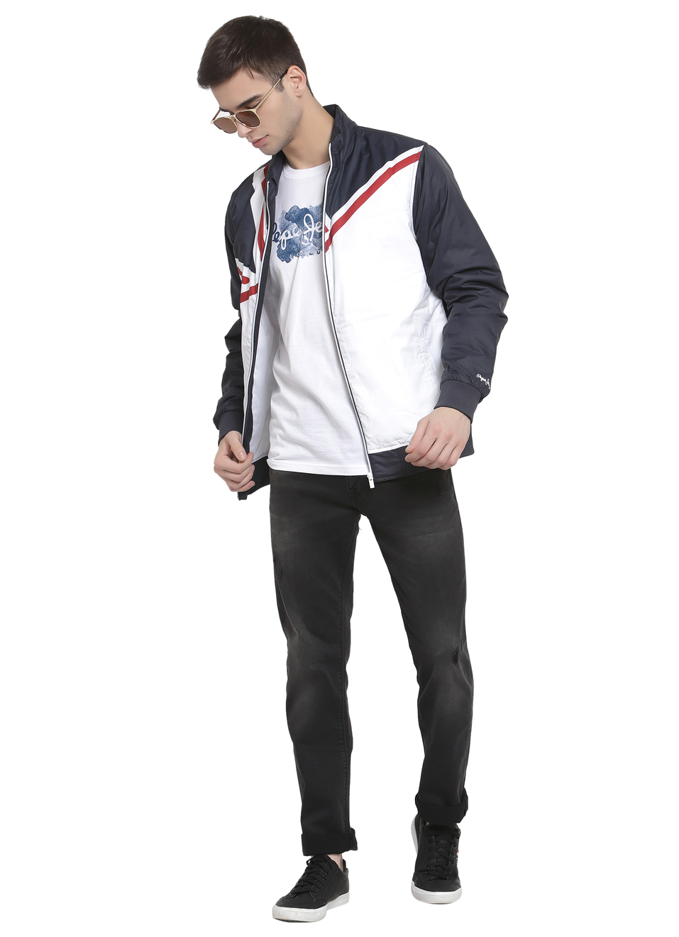 Johan Ls Union Jack Graphic Printed Jacket, , large image number 3