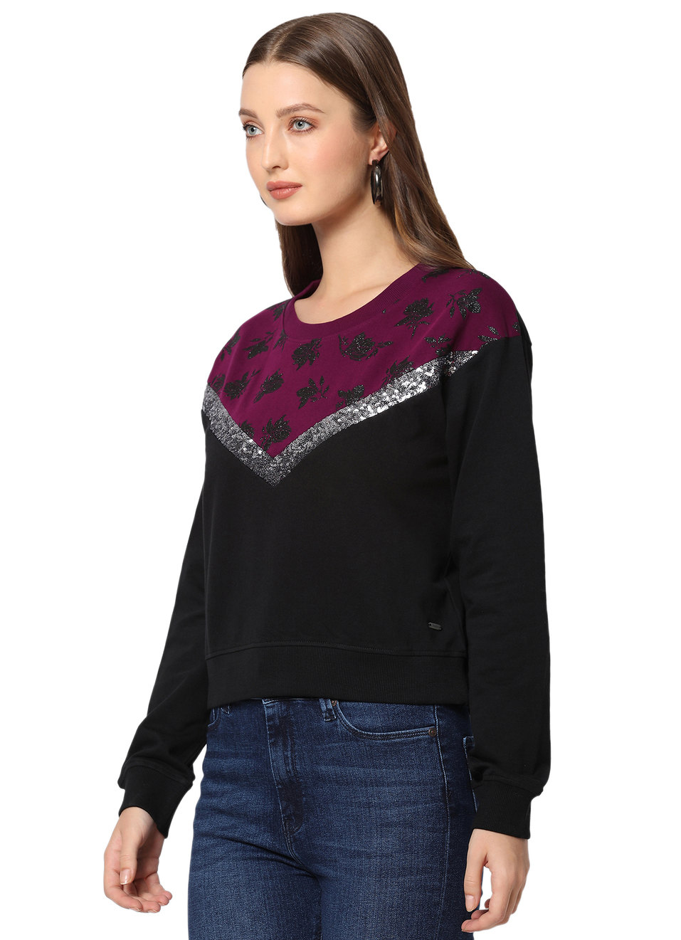 Breeze Ls Color Block Sweatshirt, , large image number 2