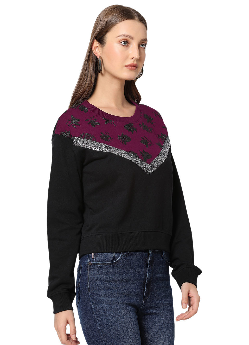 Breeze Ls Color Block Sweatshirt, , large image number 6