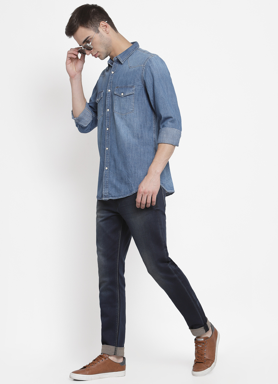 Hank Denim Shirt, , large image number 3