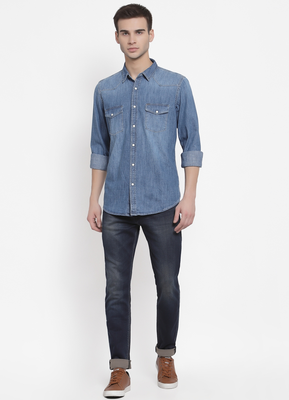 Hank Denim Shirt, , large image number 5