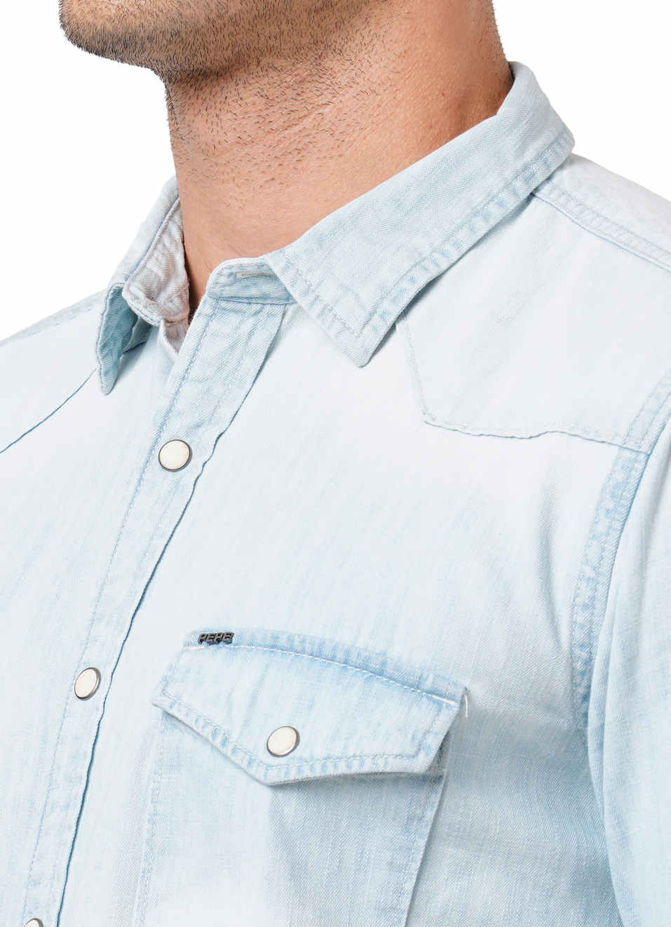 Hank Denim Shirt, , large image number 5