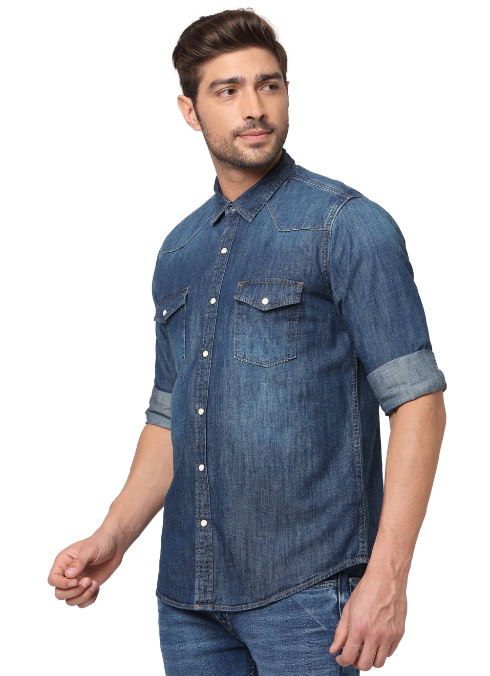 Hank Denim Shirt, , large image number 2