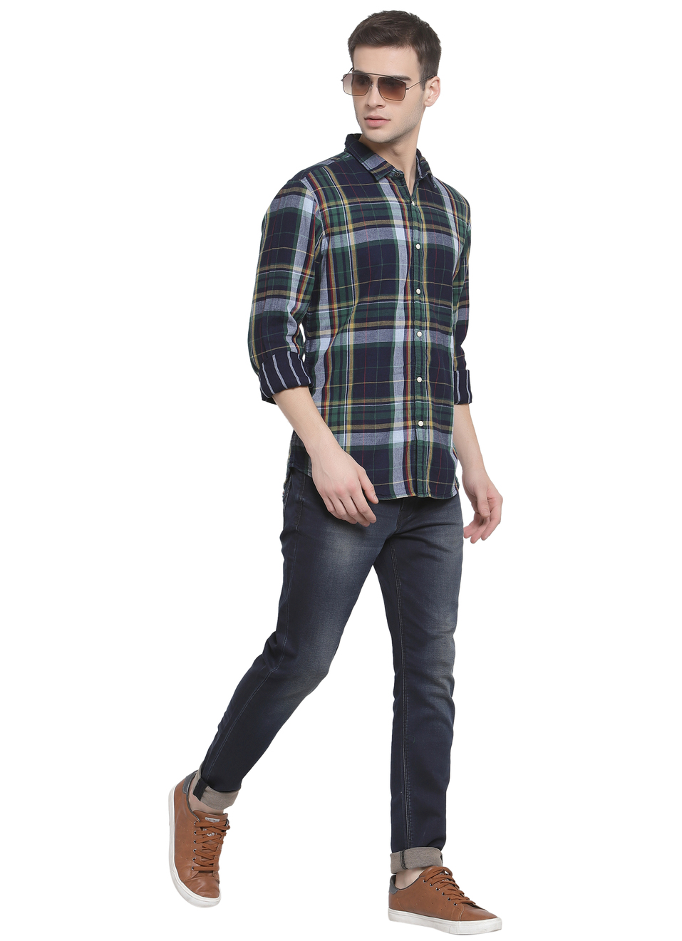 Huston Sr Reversible Check Shirt, , large image number 3