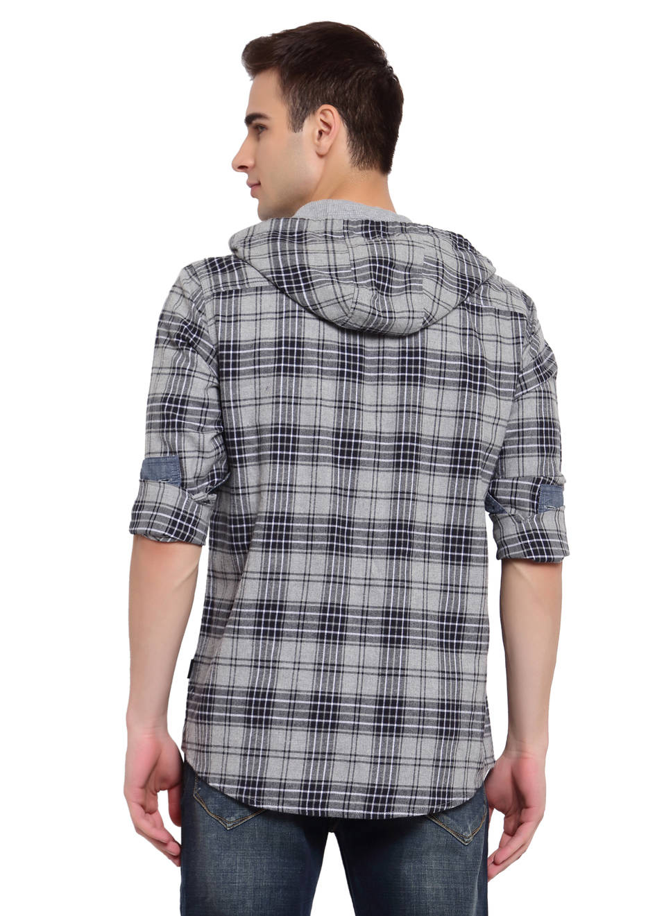 Jefrey Shiruku Hoodie Check Shirt, , large image number 1