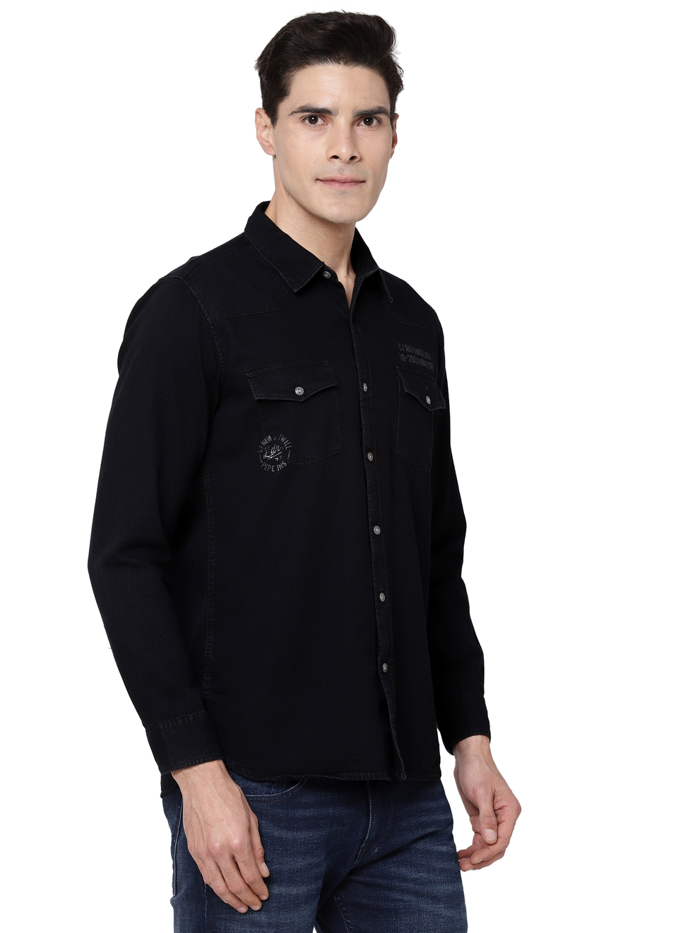 Boast Western Denim Shirt, , large image number 5