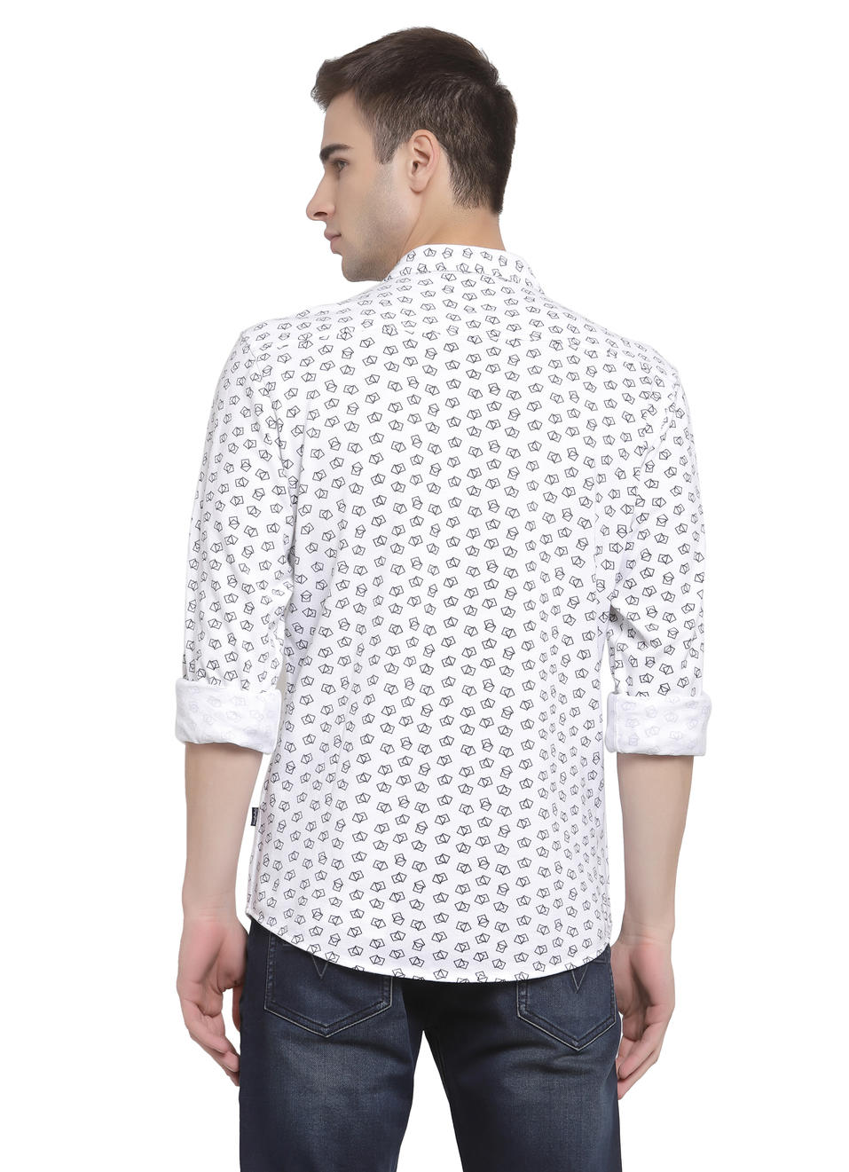 Corrado Minimal Printed Knit Shirt, , large image number 1