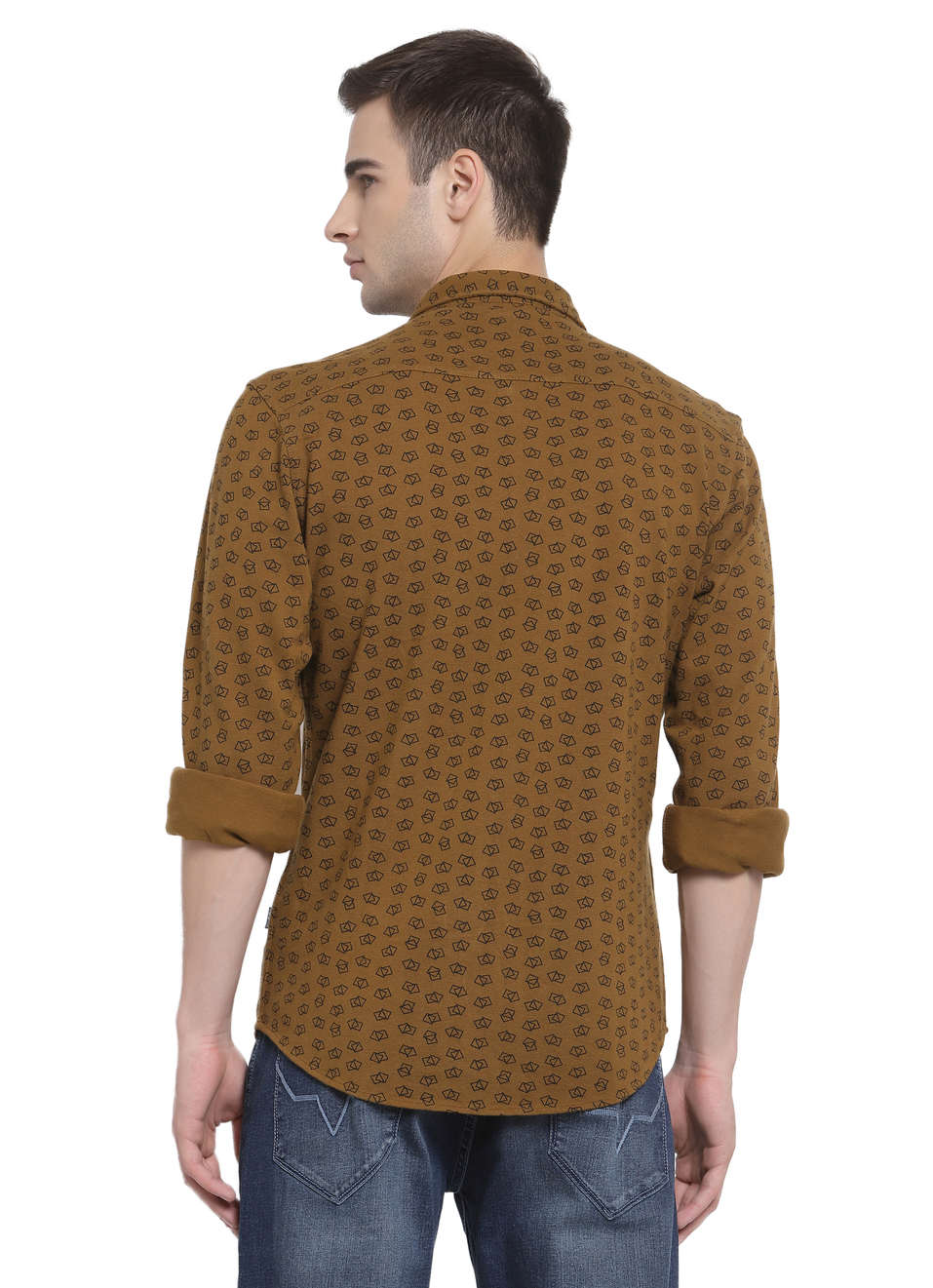 Corrado Minimal Printed Knit Shirt, , large image number 1