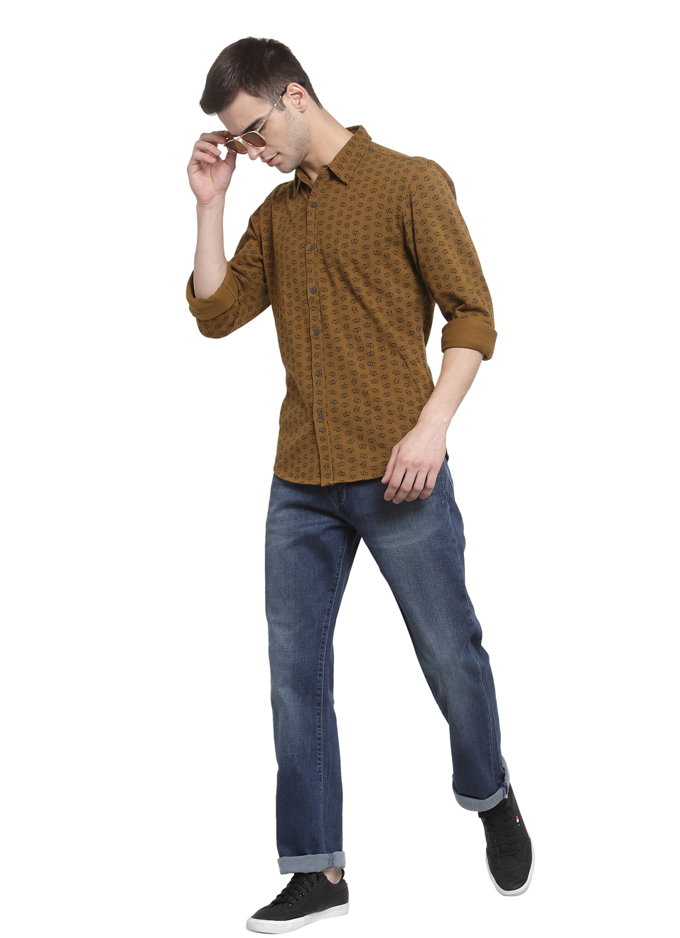 Corrado Minimal Printed Knit Shirt, , large image number 3