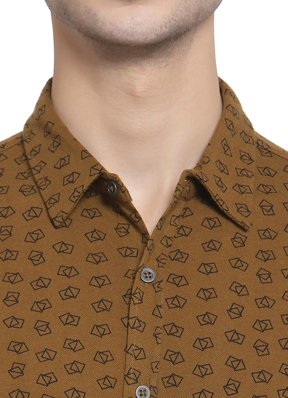 Corrado Minimal Printed Knit Shirt, , large image number 4