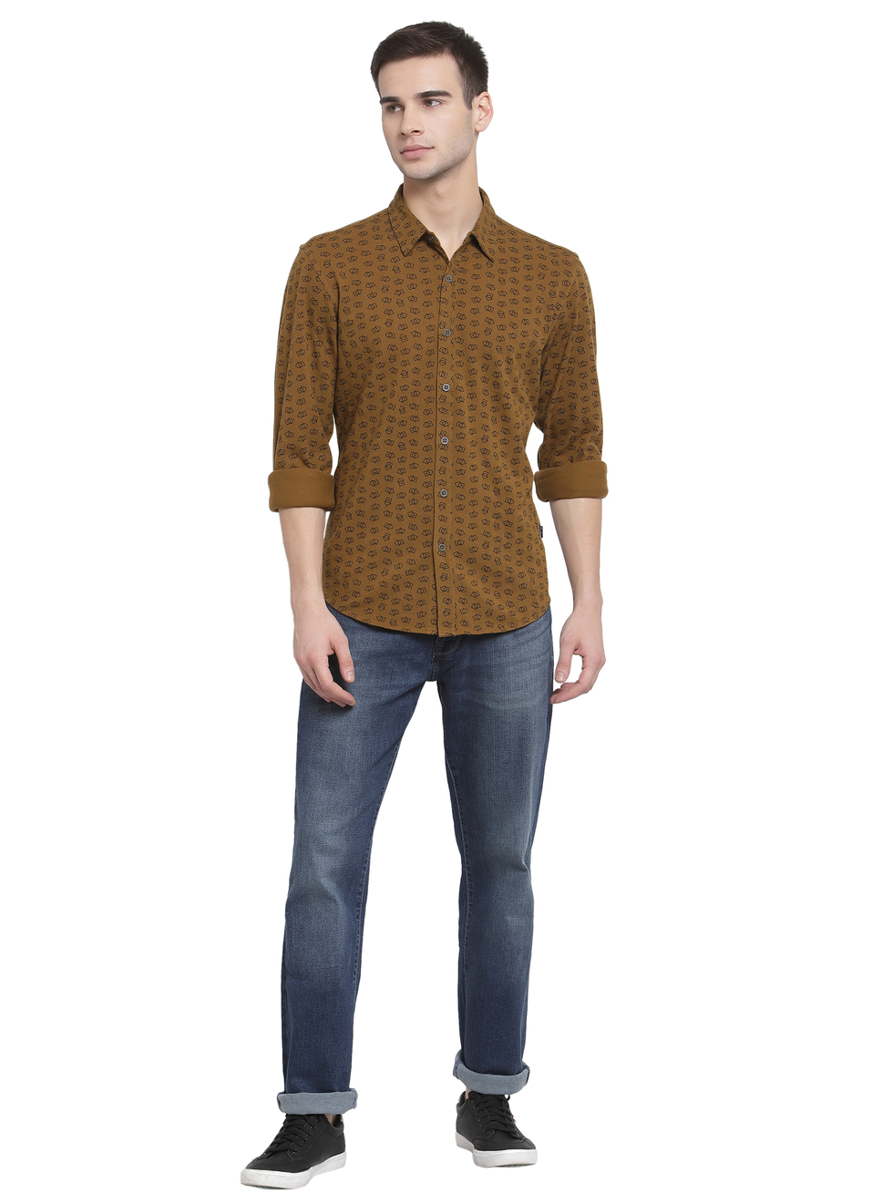 Corrado Minimal Printed Knit Shirt, , large image number 5