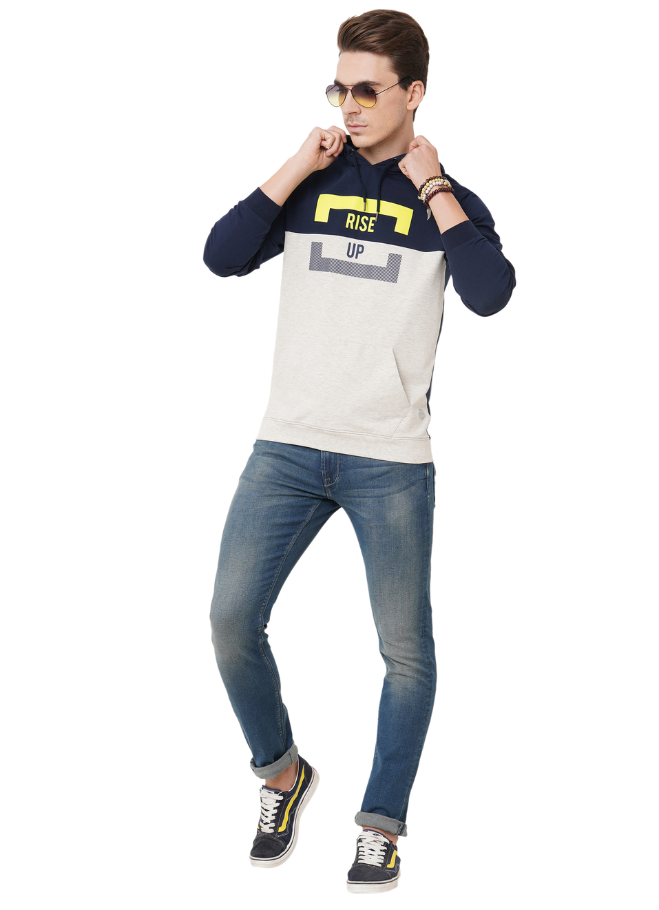 Charle Ls Cut N Sew Placement Printed Hoodie Sweatshirt, , large image number 3