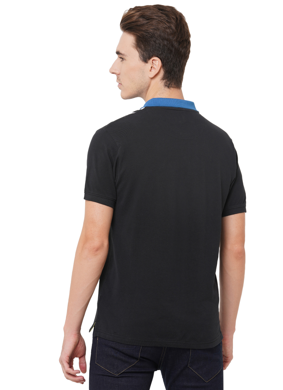 Jeron Ss Colour Block Polo, , large image number 1
