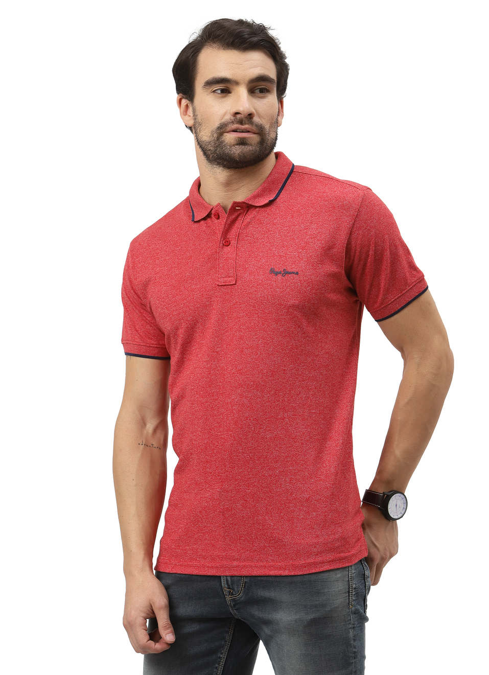 Quantra Ss Solid Grindle Polo, , large image number 2